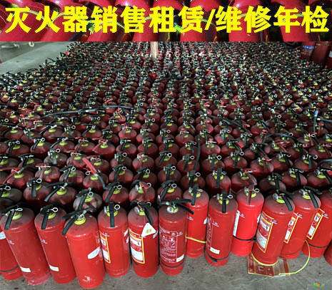 年检灭火器图片